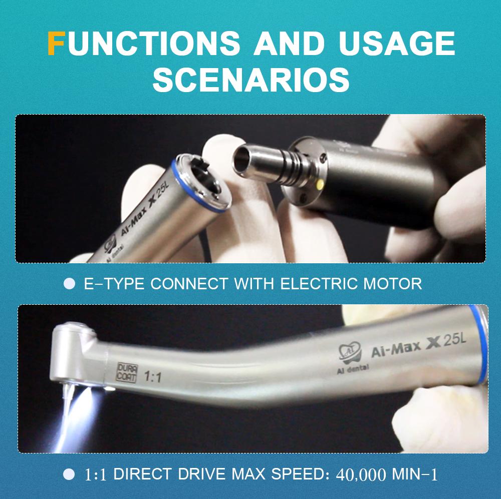 Комплект стоматологического оборудования AI-S3-X25L Strgiht Speed ​​Sandpeice Sith Fiber — фото 8