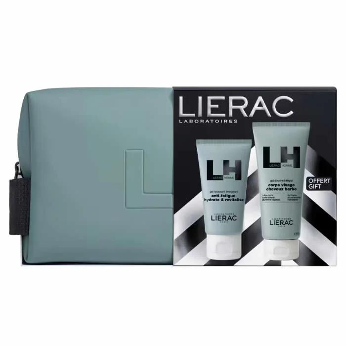 Lierac Homme Gel Hydratant Anti Fatigue 50ml Set 3 Pieces