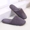 Washable Home Slippers Soft Soles Trendy Flat Heel Anti Skid Couple Slippers