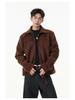 ACE Niche Men's Trendy Suede Lapel Casual Workwear Jacket HJ5823