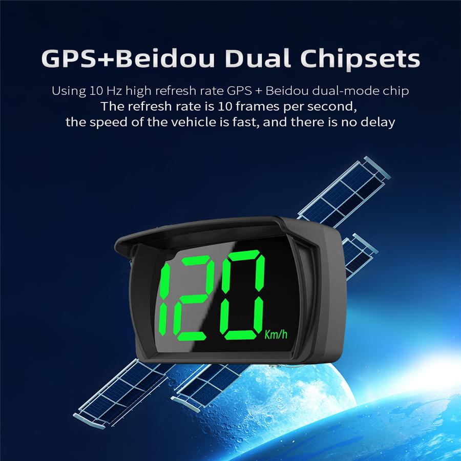 GPS HUD Digital Speedometer Head Up Display Electronics Accessories Universal