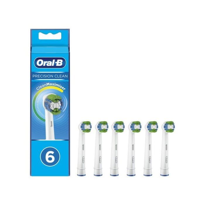Oral-B Precision Clean Lot De 6 Têtes De Brosse À Dents De Rechange Avec Technologie CleanMaximiser - 4210201325253