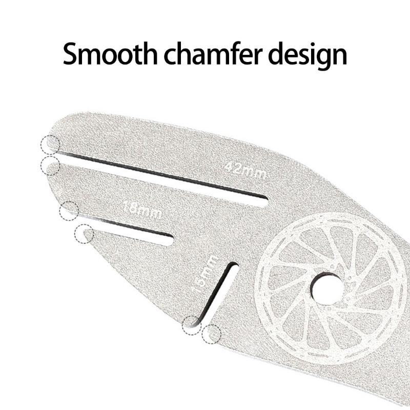 Precise Brake Pad Adjustment Device Cycling Disc Brake Corrections Wrenches for Easy Handling and Durability