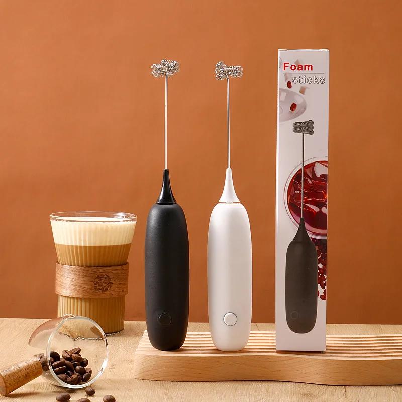 Milk Frother Handheld Cappuccino Maker Coffee Foamer Egg Beater Chocolate Stirrer Mini Portable Food Blender Kitchen Whisk Tool