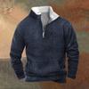 Vår og høst menns stående krage genser er utendørs uformelle gensere topper