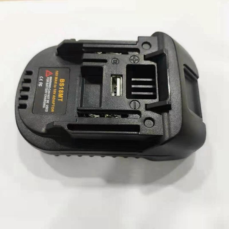 New Battery Adapter Converter USB BS18MT For Bosch 18V BAT619G/620 Batteries Convert To For Makita 18V BL 1860 Lithium Battery