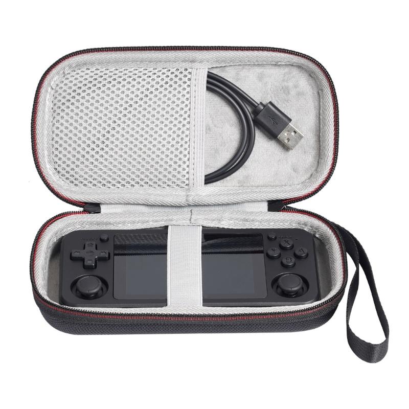 Game Console Storage Bag Scratch Resistant Bag for RG351P RG 351P Protector Case Travel Pouch with Lanyard and Pocket