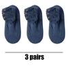 3 Pairs Women Winter Socks Warm Thicken Thermal Soft Solid Color Socks Wool Cashmere Snow Boots Velvet Lace Home Floor Sock