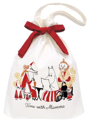 Indigo MOOMIN Geschenktüte aus Baumwolle Moominvalley 1 MG545 Tasche, Mittel, Mütter, Tasche,