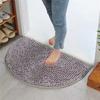 Chenille Bathroom Mat Non Slip Bath Mat Super Soft Absorbent Bathroom Rug Machine Washable Non-slip Fur Rug Coral Velvet Carpet
