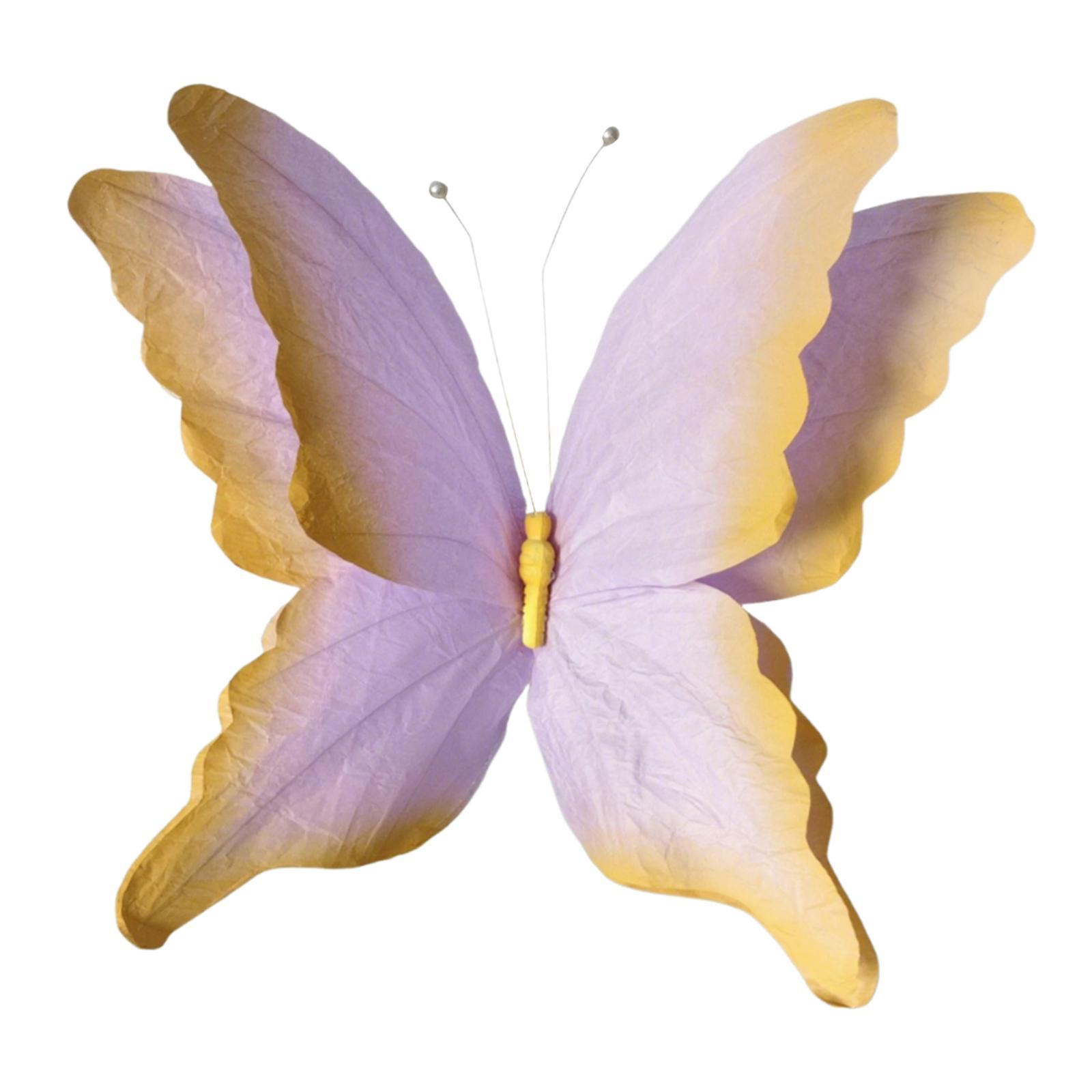 

Artificial Butterfly Butterfly Wall Decal Removable DIY Wall Art Sticker Mariage