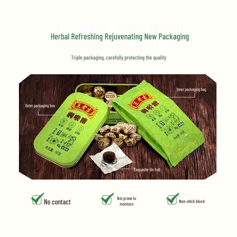 Wanglaoji Original Herbal Throat Lozenges