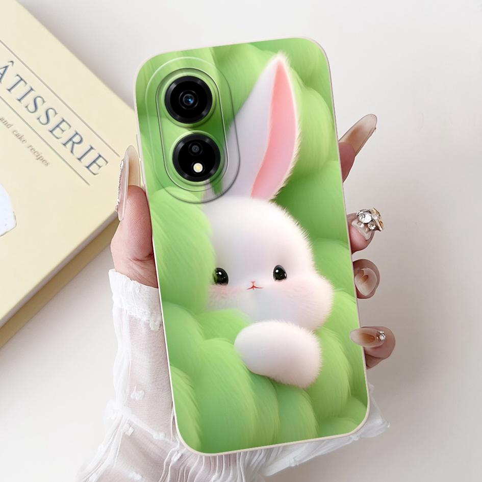 For Honor X5 Case VNA-LX2 Cover Cute Cartoon Rabbit Panda Soft Candy Silicone Phone Case For Honor X5 Plus WOD-LX1 WOD-LX2 Funda