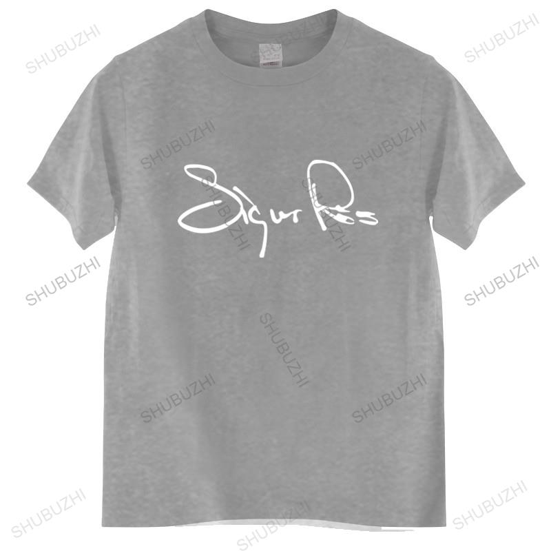 summer t-shirt men brand teeshirt Sigur Ros Rock Band Logo T-Shirt Bw Size Xs-3Xl Harajuku Mens T-shirt Euro size TOPS
