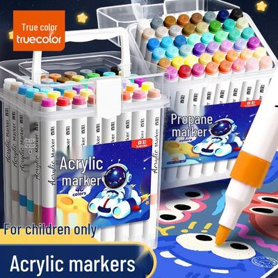 Undurchsichtiges, überlagerbares Acrylmarker-Set für Kinder und Schüler