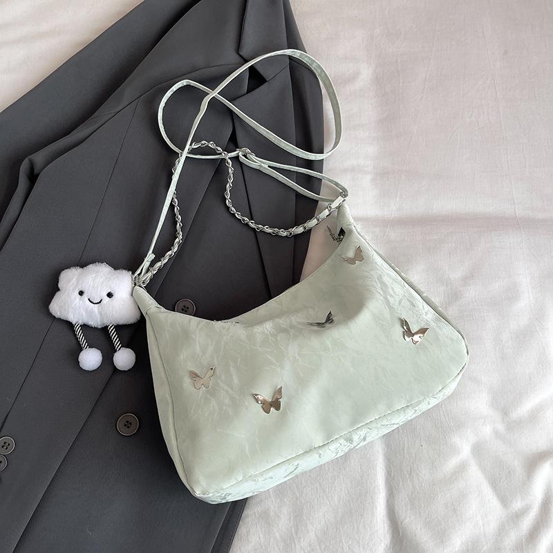 

Сумка большой вместимости для женщин Новая повседневная нишевая дизайнерская сумка для поездок на работу Многофункциональная на плечо Одноплечевая Кроссбоди Рюкзак No pendant