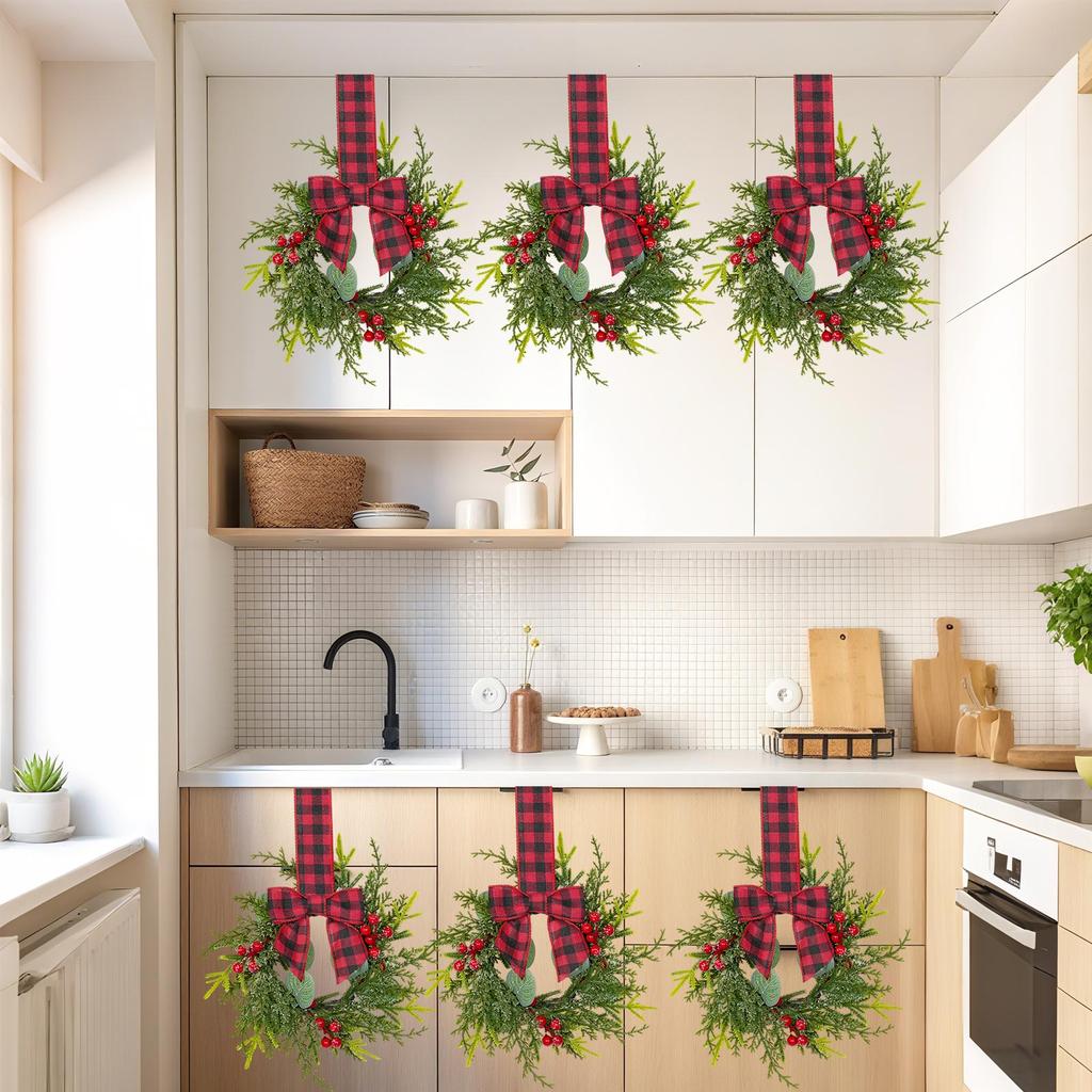 3D Snowflake Christmas Cabinet Garland Ribbon for Holiday Home Decor
