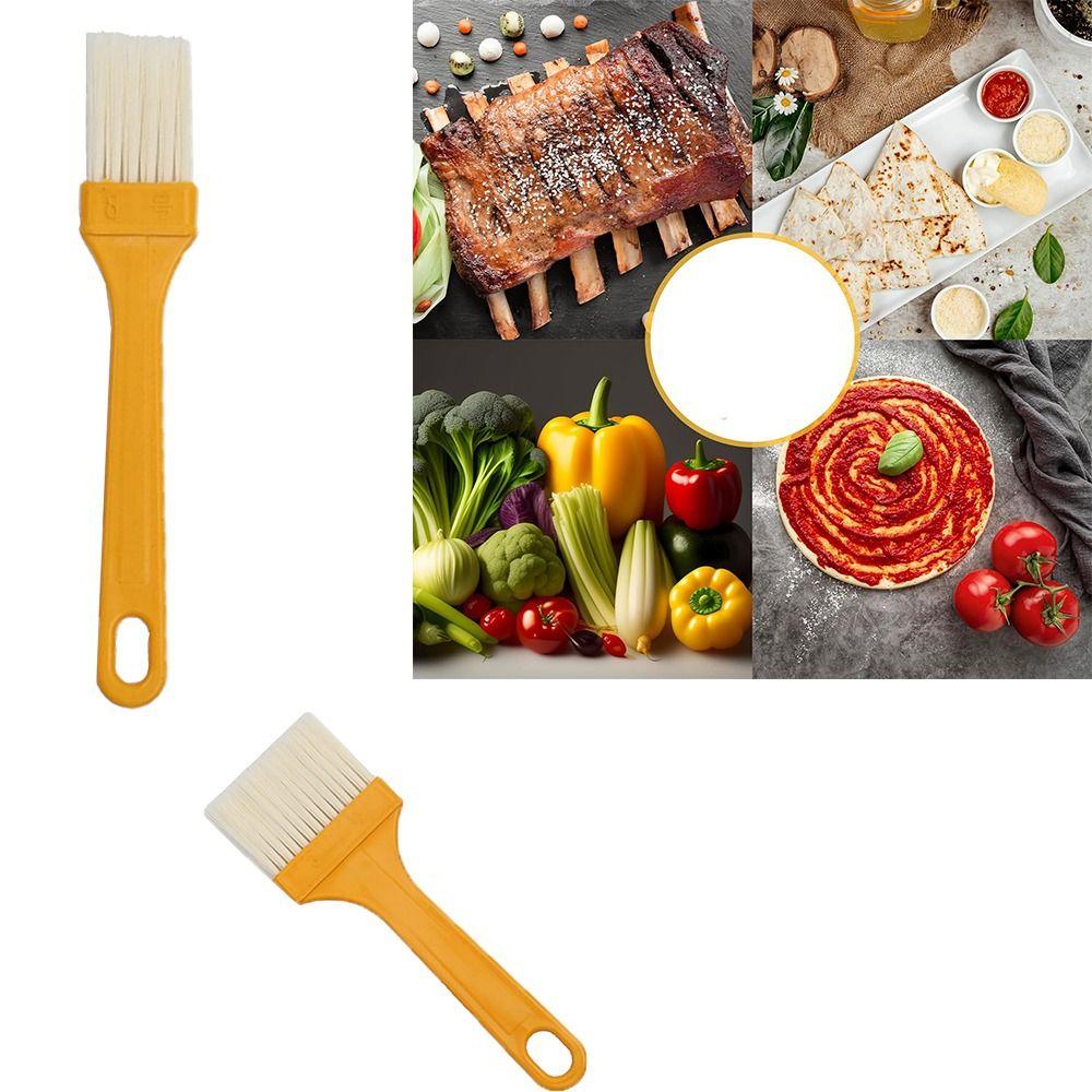 5 ks PET Silikonový Cukrářský Štětec Žlutý Štětec na Vaření Nový Potravinářský Štětec Vaření Pečení Grilování