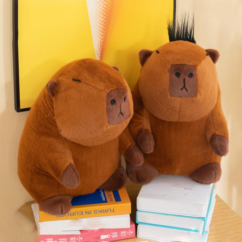 Soft Capybara Plush Toy Cartoon Capybara Plush Doll Capibara Anime Fluffty Toy  Home Decor