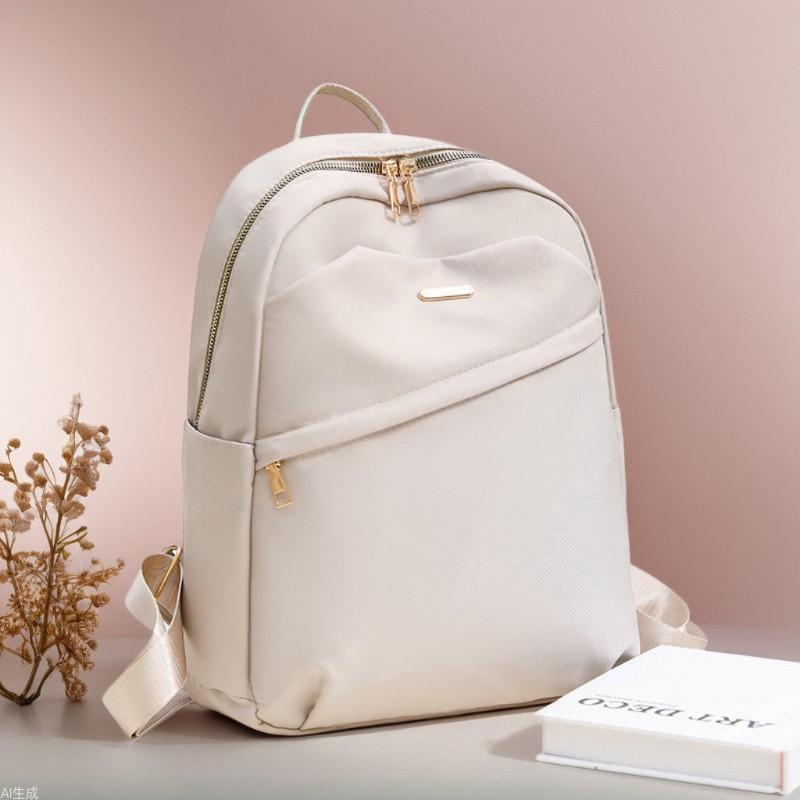 Lightweight oxford cloth backpack women's new fashion versatile large capacity travel student 14 inch computer backpack