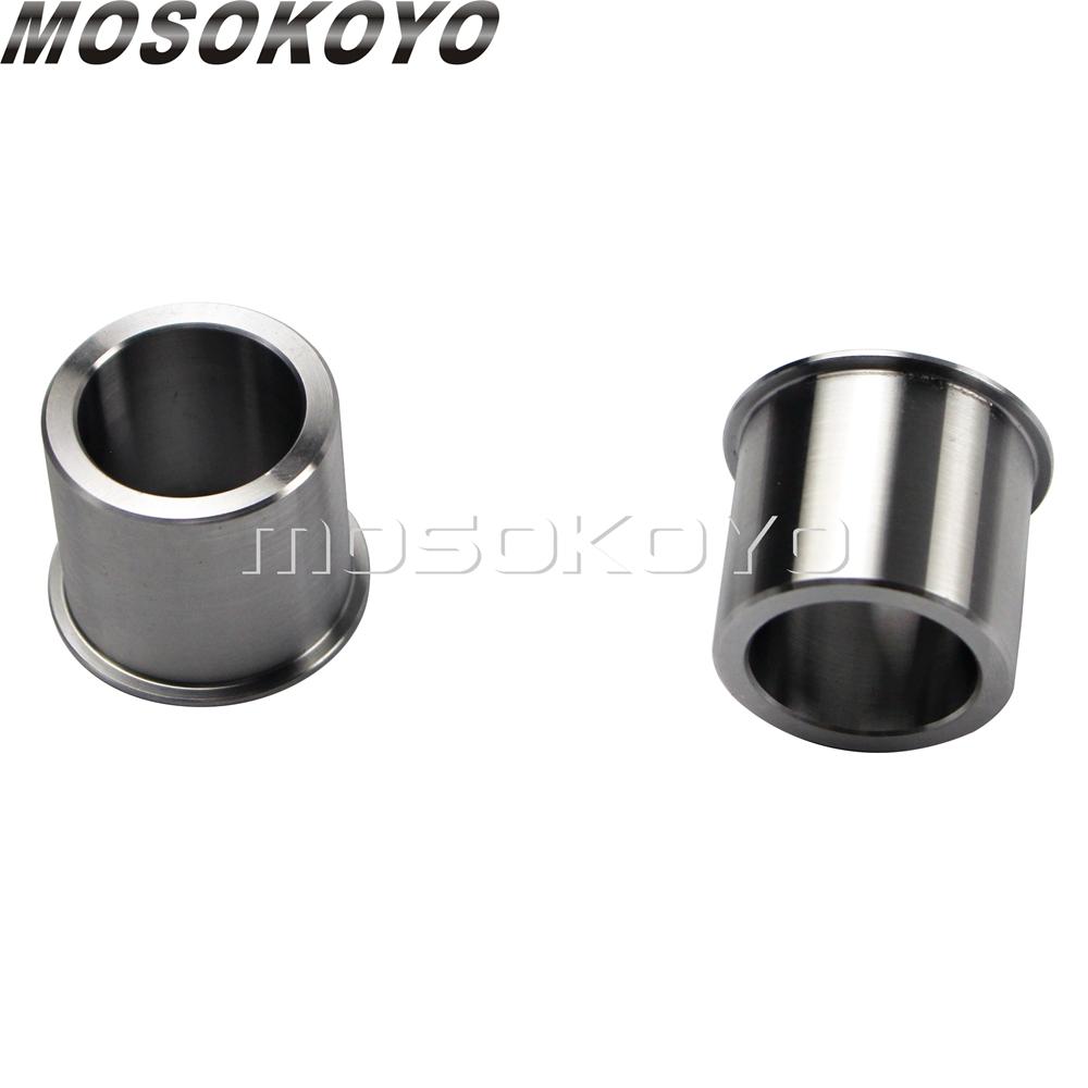 For Harley Wheel Bearing Reducers 1" To 3/4" Axle Reducer Spacer Kit for Sportster Touring Softail Dyna with 1" Sealed Bearings