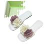 Internet-Berühmtheit Feenstil Temperament Mode Blumen-Sandalen 2024 Sommer neu neue chinesische flache Ein-Wort-Slipper