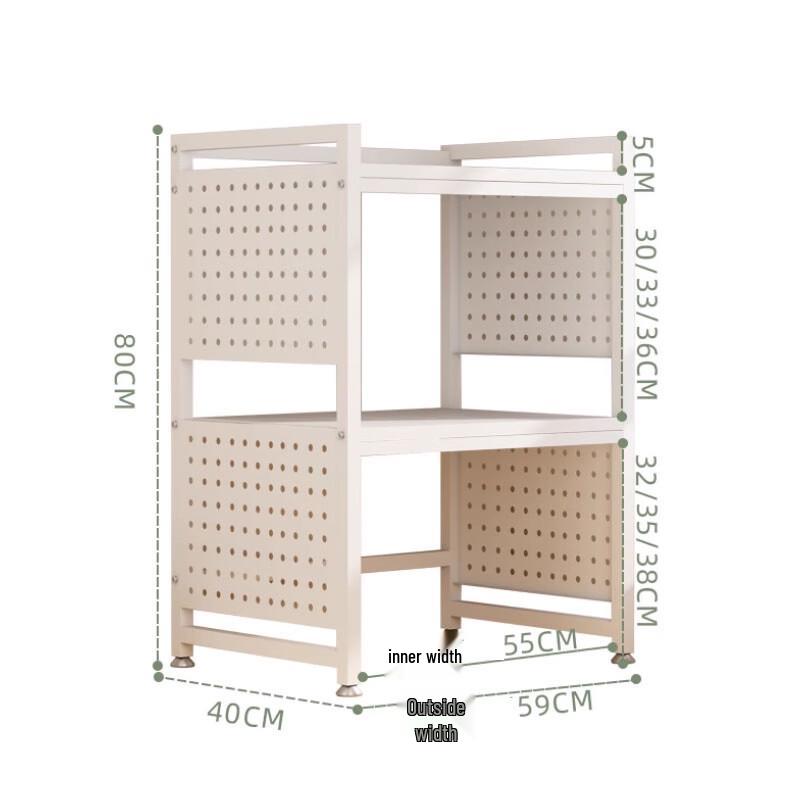 Yingbai Double-Layer Kitchen Countertop Storage Rack