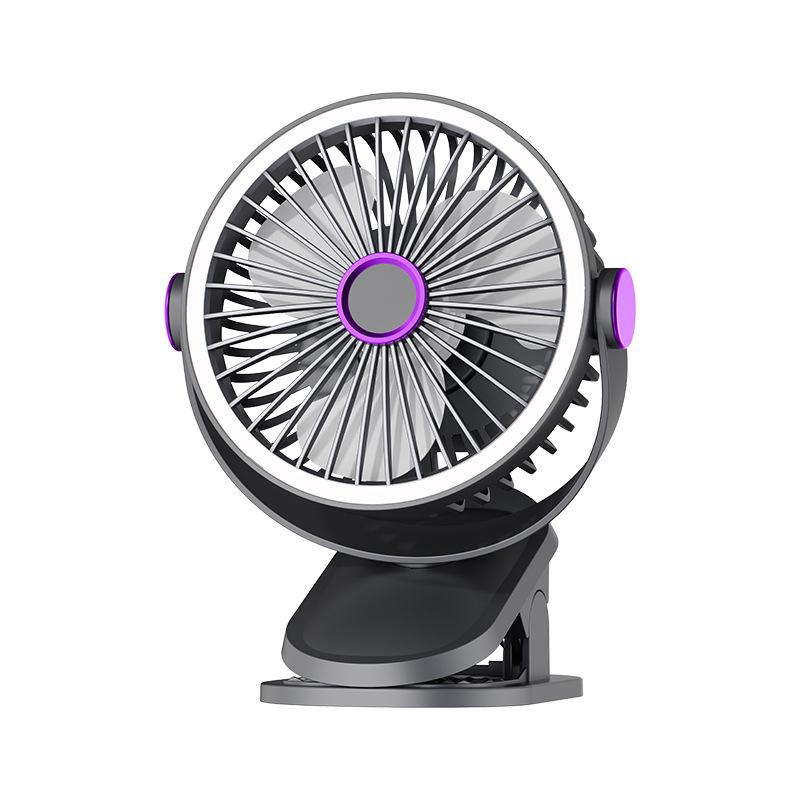 USB Rechargeable Desk & Clip Fan for Home, Office, Dorm – Compact Air Circulator