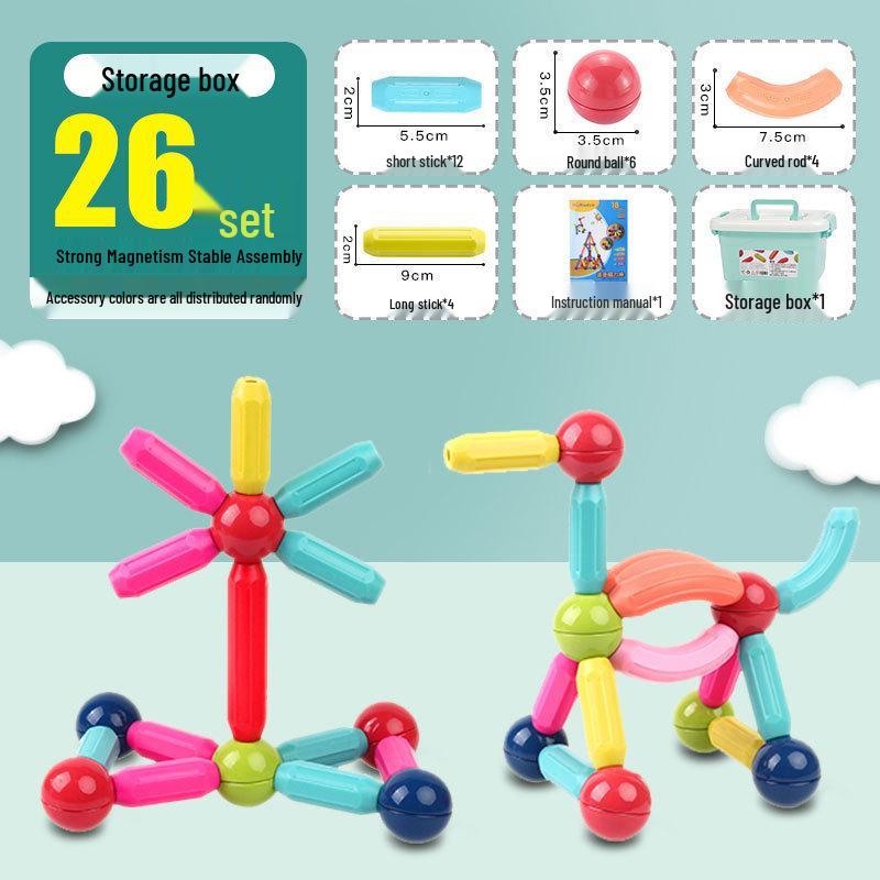 Magnetic Building Blocks: Toddler Educational Toys for Boys & Girls, Ages 3-6