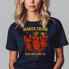 Mardi Craw Fat Tuesday Tee, New Orleans Mardi Gras Crawfish Shirt