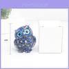 Natural Crystal Owl Car Ornament For Office Desk Decor Gift For Kids