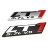 1Pc 3D Metal Car Body Rear Trunk Side Fender Emblem Sticker Auto Exterior Badge Decal