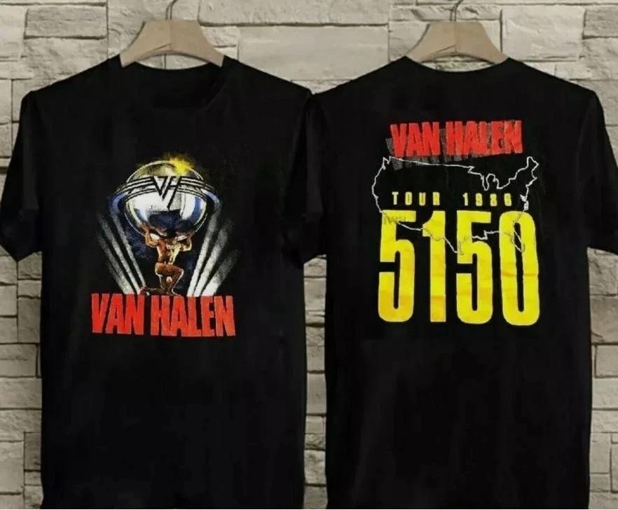 Rare Van Halen 5150 1986 Tour Concert TShirt Vintage Van Halen Classic TShirt S