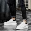 Pantofi Albi cu Platformă Bărbați Sport Casual Adidași Înălțare Pantofi cu Talpă Ascunsă Invizibil 8cm Înălțare Pantofi Joși Bărbat Mai Înalt Ridicare