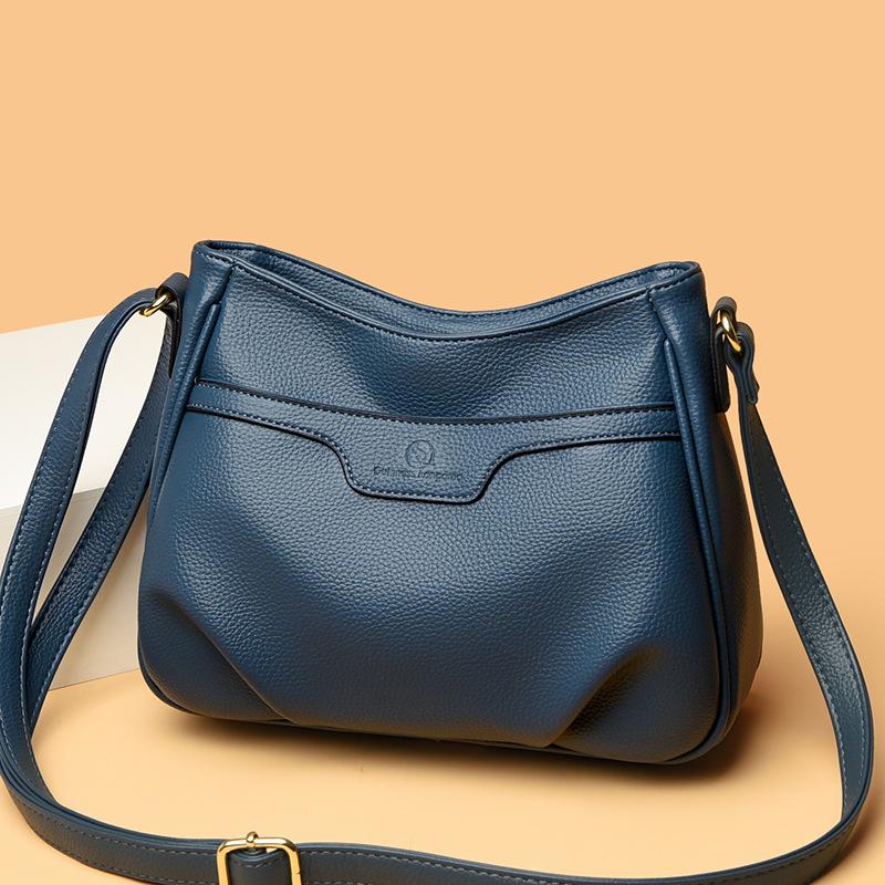 Borsa Pendolare Semplice Mezza Età Primavera Monospalla Borsa Grande Capacità Borsa Retro da Donna Borsa a Tracolla