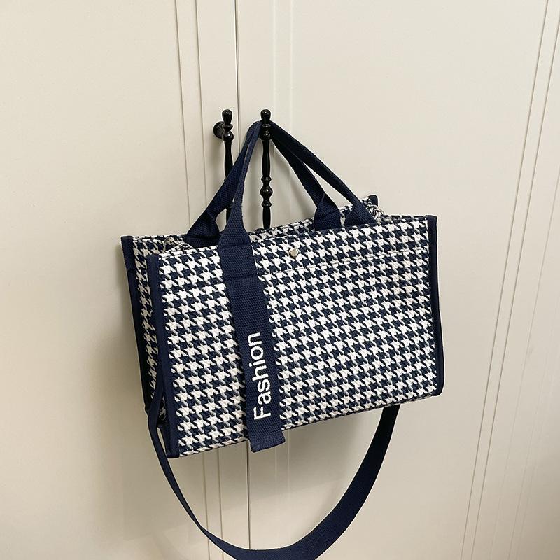 

New souvenir tote bag shopping bag personalized simple student fashion new casual commuter handbag синій