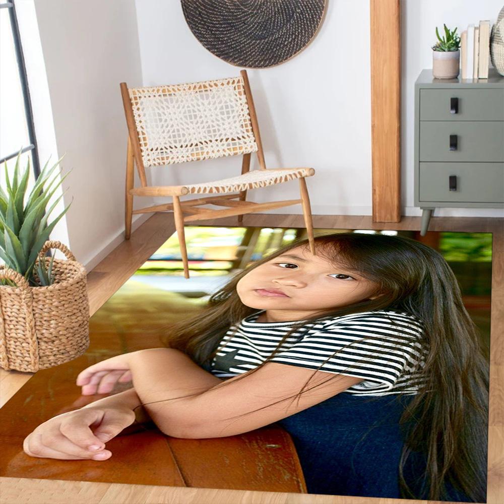 Customize Photos Personalized Picture Floor Rug Office Rug Perfect for Living Rooms Playrooms Kitchen Entryway Antislip Carpet Anime Office Decor