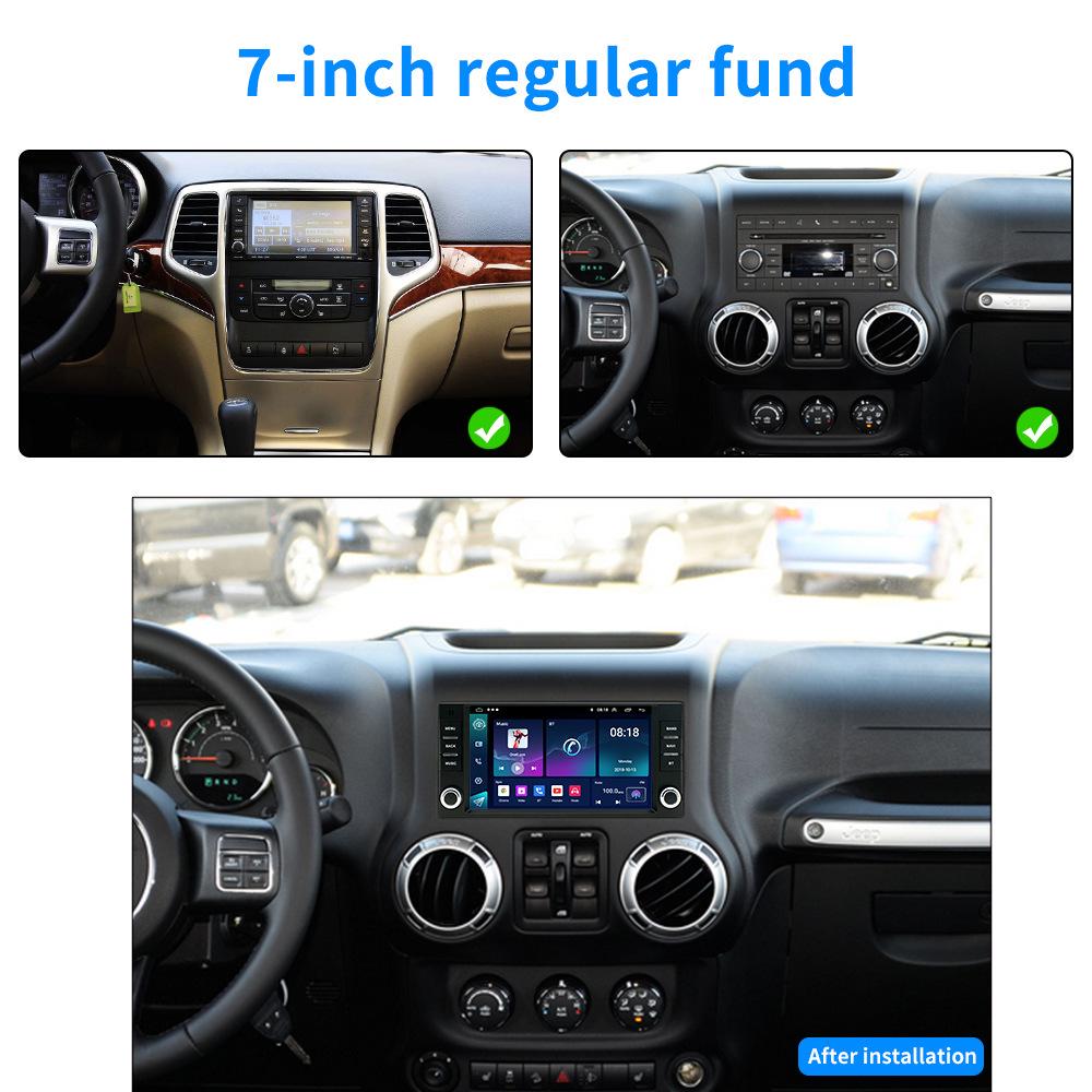 7-Inch Jeep Compass Android Car Navigation with Bluetooth & Wireless Carplay