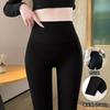 Shark pants women's outer wear, new spring and autumn thin high waist belly and hip lift fitness yoga pants, black leggings