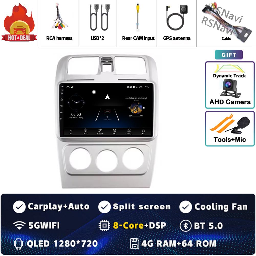 9" Android 14 Carplay Car Radio for CHANGAN CX30 2011 - 2012 Multimedia Video Player Navigation GPS Stereo 2Din DVD WIFI+4G Auto