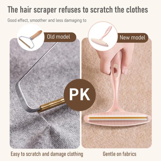 Dual-Sided Clothes Lint Remover Pet Hair Remover Brush with Copper Head Fabric Use Hair And Dust Remover for Clothes Furniture Car Seats