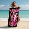 Proof Beach Towel with Nicki Minaj Pattern - Soft,absorbent,quick-drying,machine Washable - Perfect for Swimming,camping,bathing