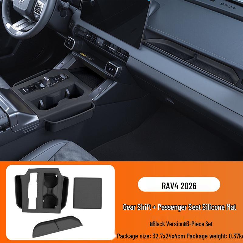 Toyota RAV4 Silicone Storage Mat Set - 4 Piece Organizer