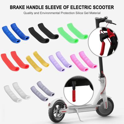 2 fundas para palanca de freno de mano, antideslizantes, de silicona, para Xiaomi M365 Scooter