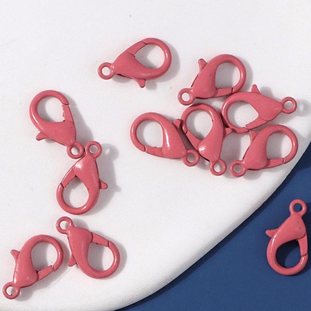 Macaron Color Metal Lobster Clasp for DIY Jewelry Keychain Accessories
