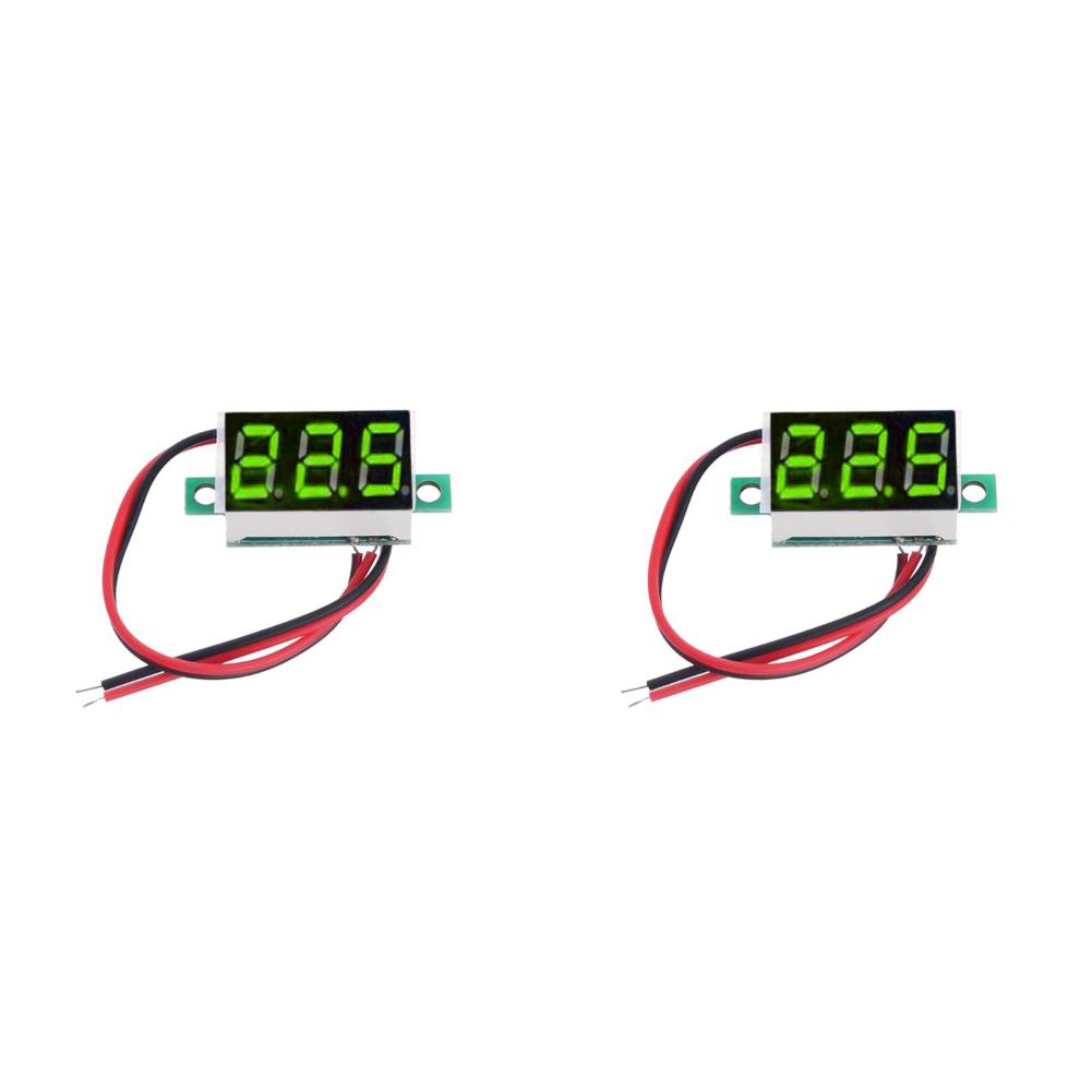 

MY# 0.36 Inch LED Digital Mini Voltmeter DC 4.5V-30V Volt Meter Gauge 2 Wires(Gr