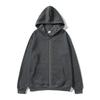 Men's and Women's Zipper Sweater Autumn and Winter Fleece Thickened Fashion Hoodie Loose