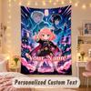 Custom Personalized Tapestry,Spy × Family Print Custom Name Text Wall Art Hanging for Bedroom