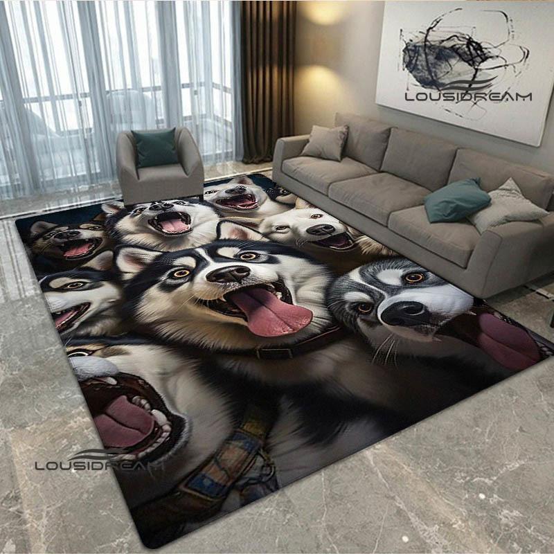 3D Süßer Hund Aufdruck Teppich Küchenmatten Rutschfester Teppich Außen Teppiche Läufer Schlafzimmer Dekoration Rosa Zimmer Dekoration Geburtstagsgeschenk