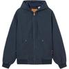 Levis Workwear Loose Fit Solid Color Hooded Long Sleeve Denim Jacket Men Jackets Dark-Blue 003L7-0004